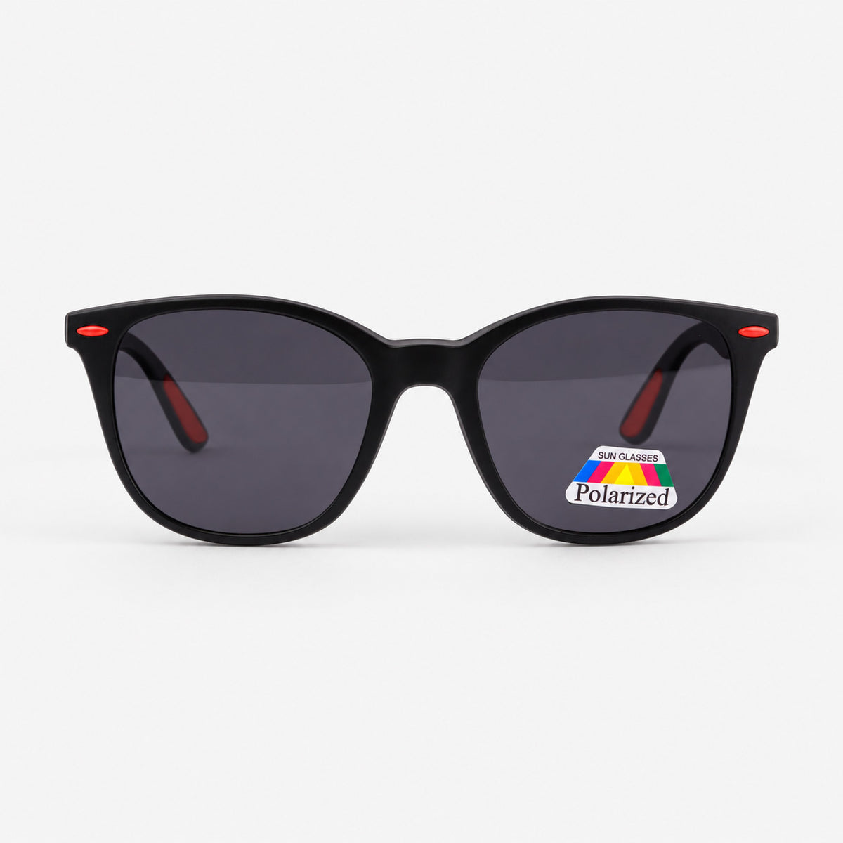 Gafas clip on con lente magnetico negro polarizado instalado Piclek