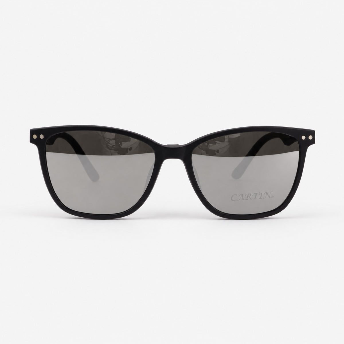 Gafas clip on clasicas con lente magnetico gris plata Piclek