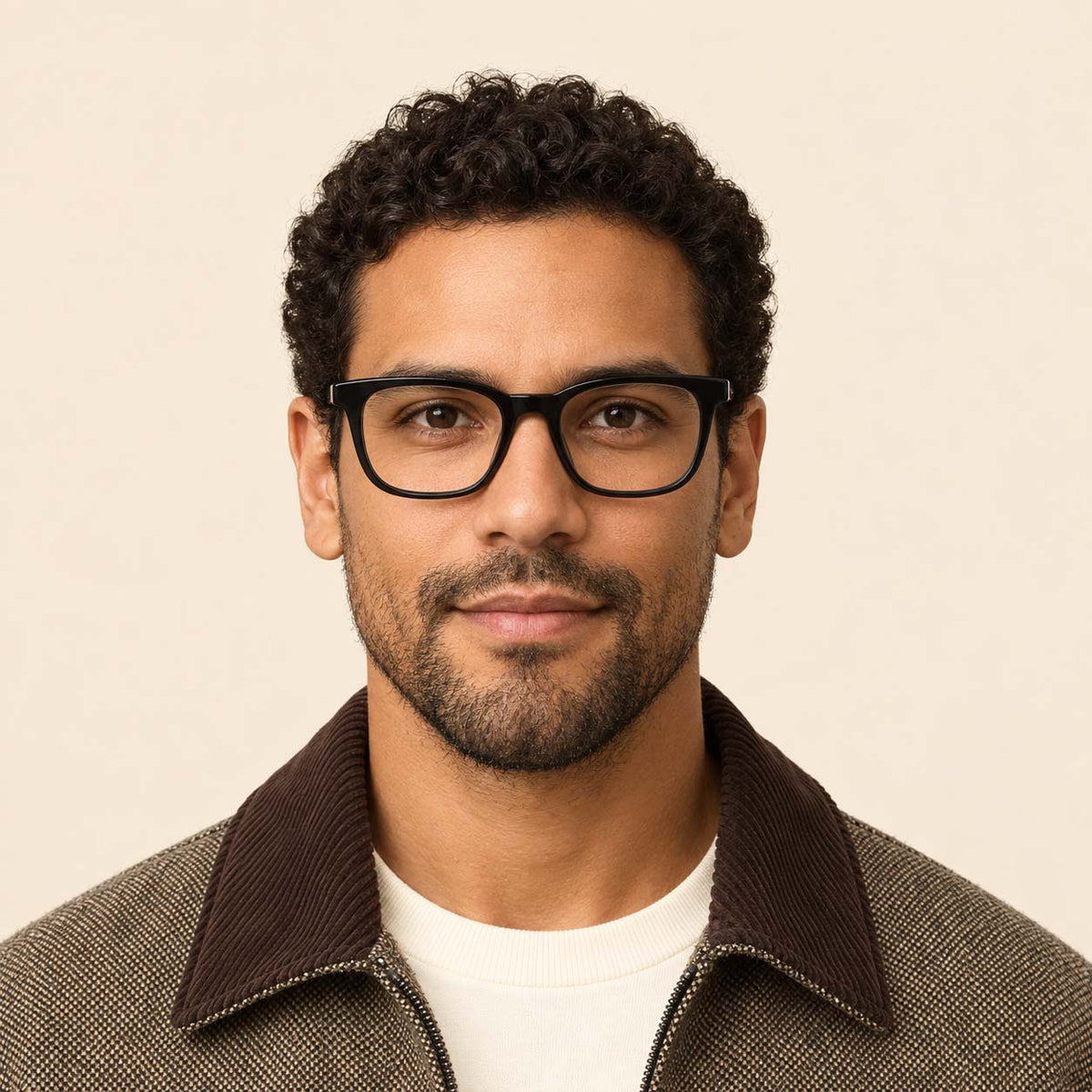 Montura oftalmica cuadrada en acetato italiano para hombre Picle