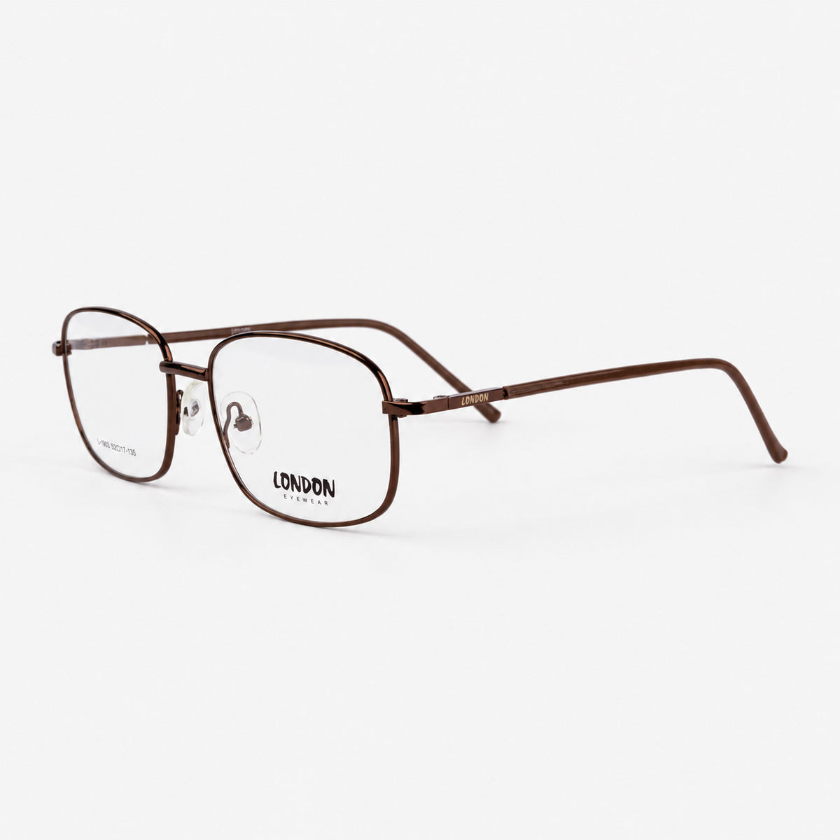 Gafas rectangulares metalicas clasicas bronce para hombre Piclek